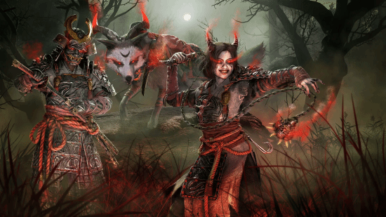 《刺客信条：影》幽冥之影套装外观呈现