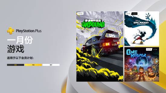 1月PS+会免游戏阵容超豪华！整体价值高达1165港元