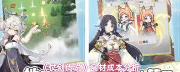 仗剑传说里食材的成本到底是多少呢