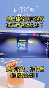 抖音网页版播放视频时没有声音，该怎么处理呢