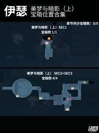 伊瑟美地图上，美梦宝箱和暗影宝箱的具体位置在哪里呢？