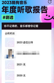 怎么找到酷狗音乐的年度报告呢