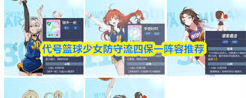 代号篮球少女中防守流派的四保一阵容应该怎么搭配