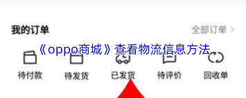 在OPPO商城里怎么查看物流信息呢