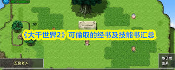 大千世界2里有哪些可以偷取的经书和技能书呢