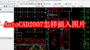 在AutoCAD2007里如何插入图片呢