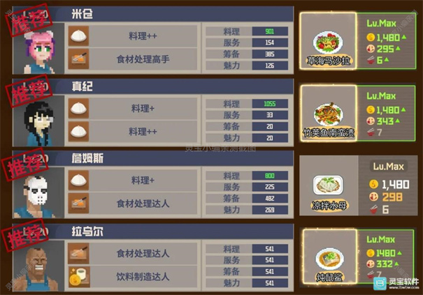 潜水员戴夫全员工及菜谱推荐