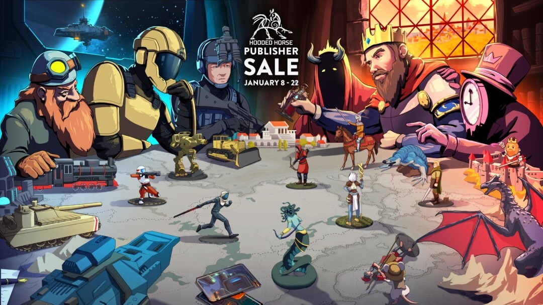 Hooded Horse Steam发行商的特卖活动已经上线，为新的一年带来华丽开场！