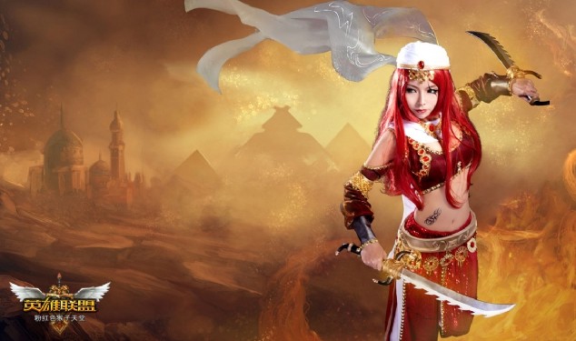 红发巨乳娘降临！英雄联盟卡特琳娜角色扮演赏析