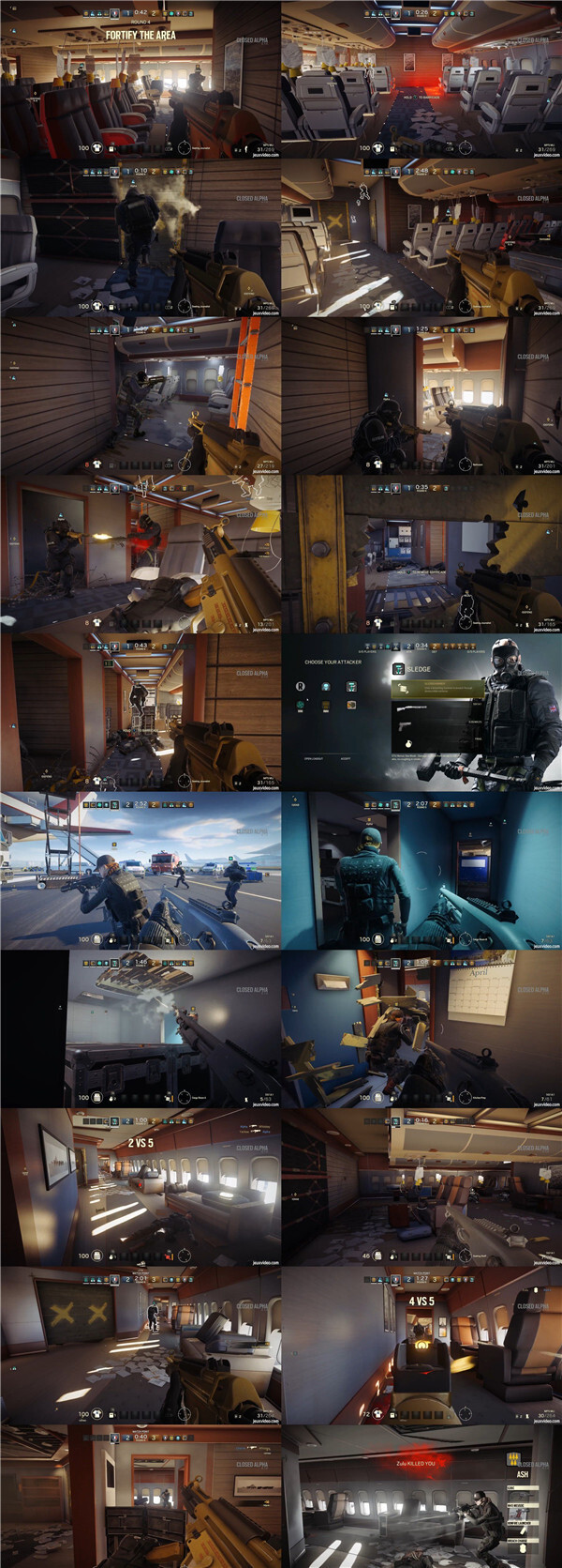 《彩虹六号：围攻》最新精彩演示视频曝光