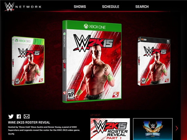 《WWE2K15》PC版本的发布消息已正式对外公布！