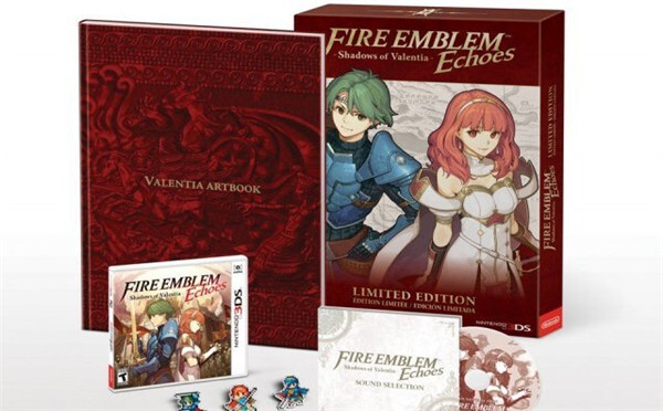 《火焰纹章回声》限定版正式公开内含画集、音乐CD、角色胸针等周边