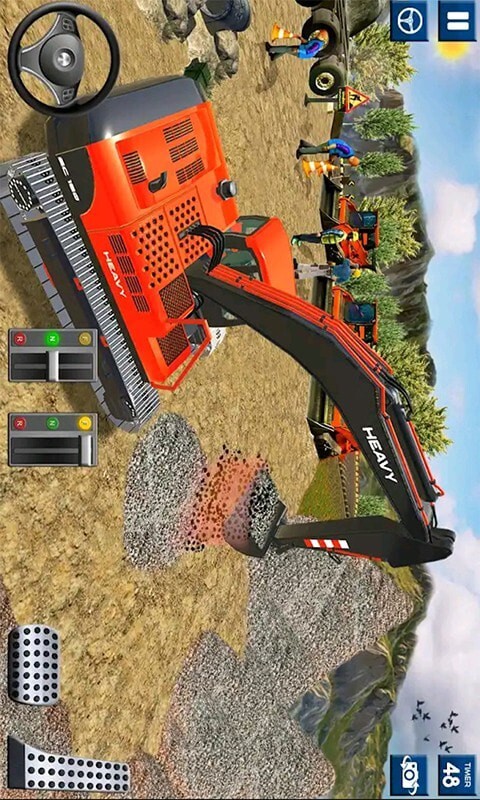 大力挖掘机卡车图2