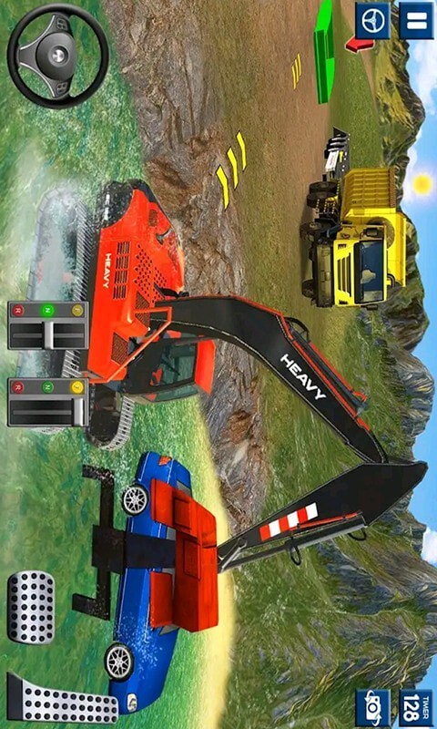 大力挖掘机卡车图1