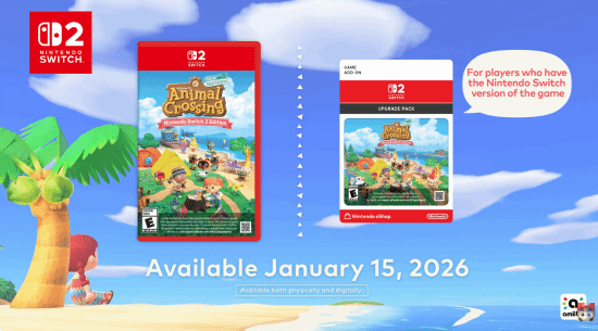 《动物森友会》太良心了！它是NS2版升级费用最低的第一方游戏