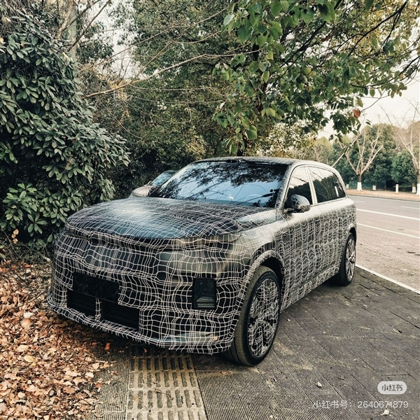 换代理想L9实车谍照遭博主曝光！顶配车型配备73度大容量电池