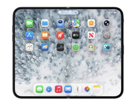 苹果iPhoneFold外观首次曝光：这是首款实现真全面屏的iPhone！