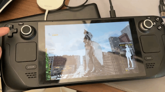 女巨人题材模拟器游戏《GIANTESSPLAYGROUND》在SteamDeck上运行帧率仅20fps，后续优化的潜力还很大