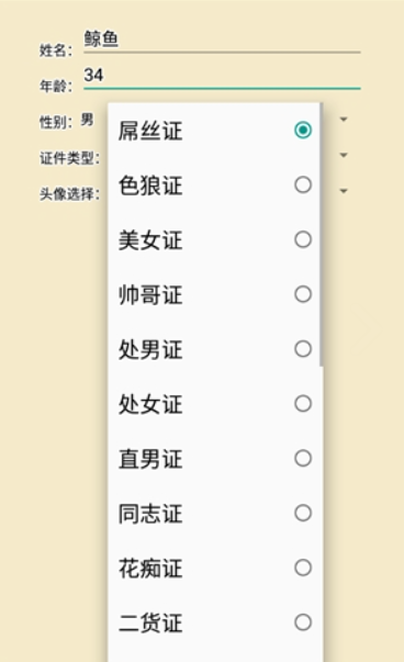 恶搞证件制作工具