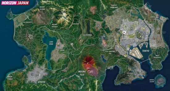 网友发布《地平线6》地图内容后注销账号消失！地图包含东京大型城市区域