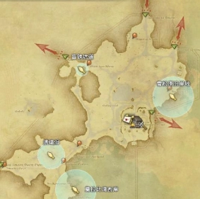 《最終幻想14：水晶世界》漁場分布地圖一覽