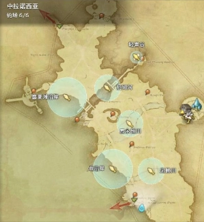 《最終幻想14：水晶世界》漁場分布地圖一覽