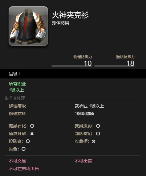 《最終幻想14：水晶世界》火神夾克獲得方法