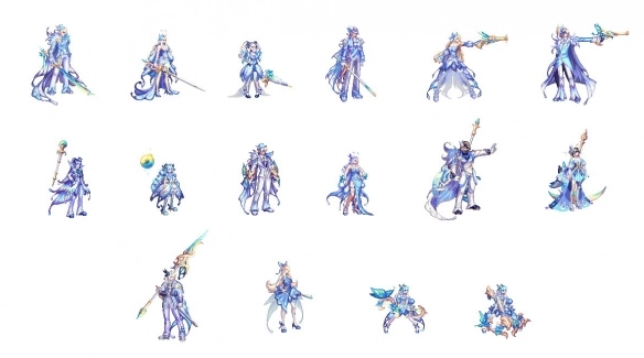 《地下城與勇士：起源》幻夢蝶舞通行券武器外觀一覽