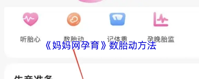 《媽媽網(wǎng)孕育》里的數(shù)胎動方式