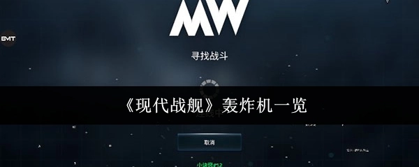 《現代戰艦》轟炸機一覽