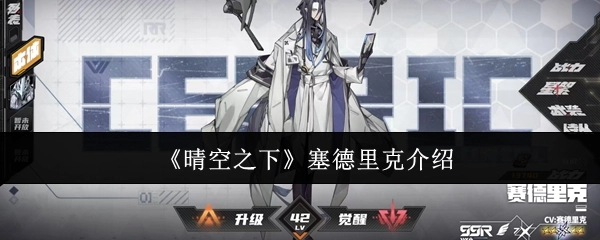 對《晴空之下》中塞德里克的介紹