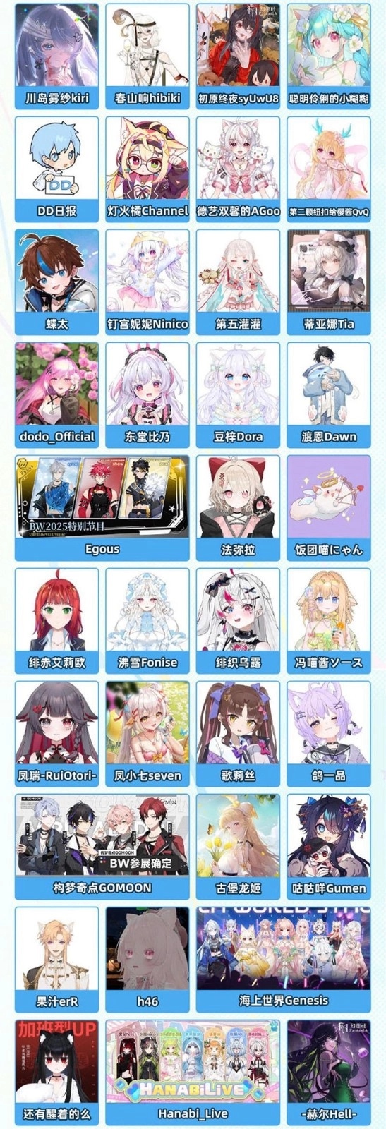 《嗶哩嗶哩》2025BW漫展嘉賓一覽