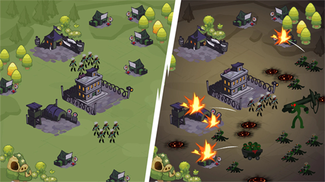 火柴人世界Z僵尸战争TD正式版