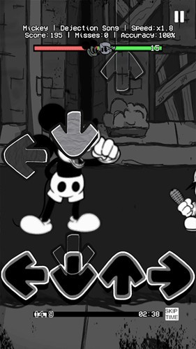 周五夜放克米老鼠黑白色模组3