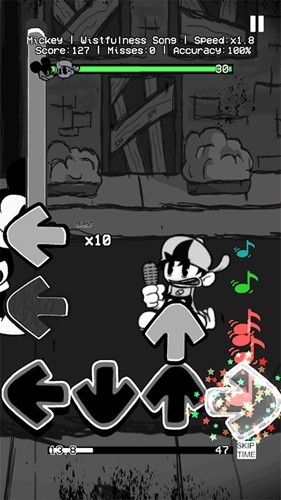 周五夜放克米老鼠黑白色模组1