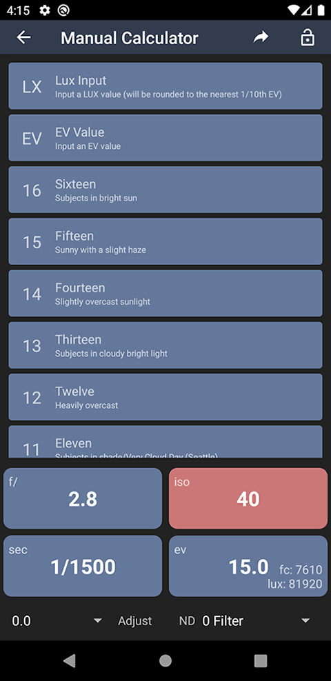 LightMeter测光表图3