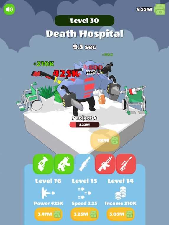 转圈射击（Idle Shoot）