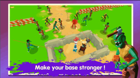 两个家伙与僵尸3D版图3