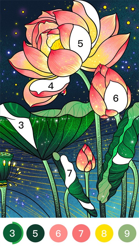 乐涂数字填色(3)