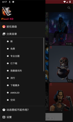 Pixel 4D壁纸 