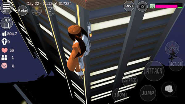 樱花校园模拟器英文版