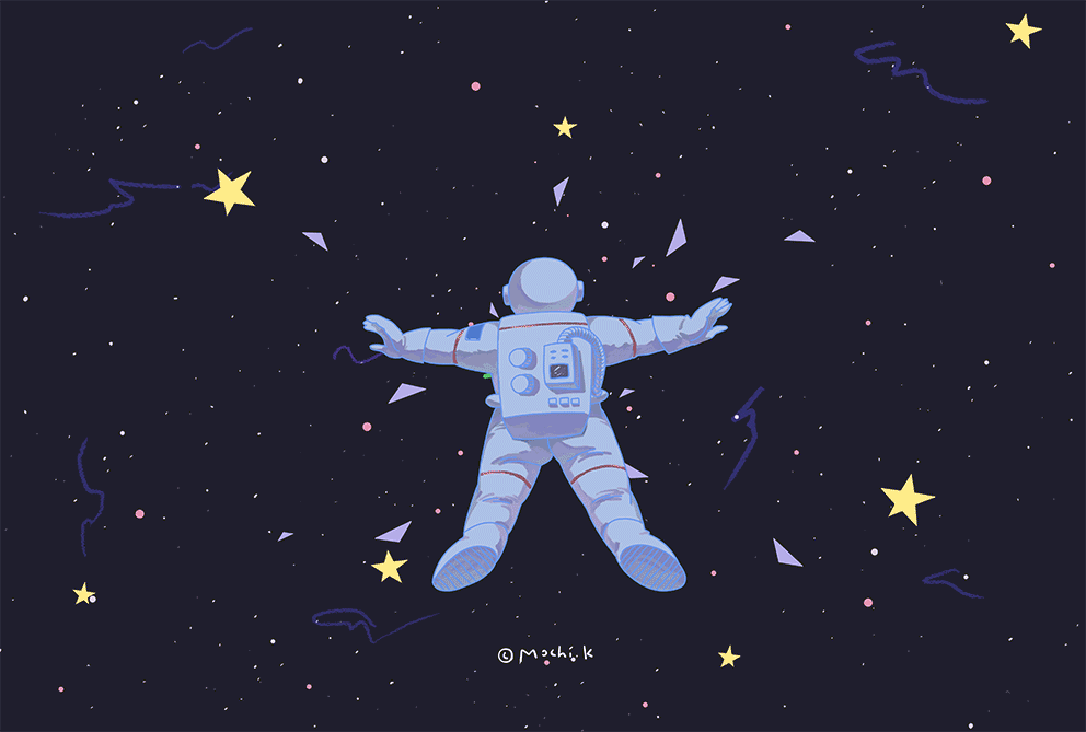 抖音太空人动态壁纸 