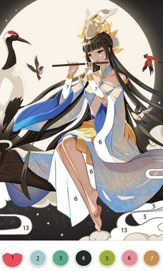 墨涂数字填色图2