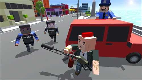像素犯罪大佬Cube Crime Gangster截图3