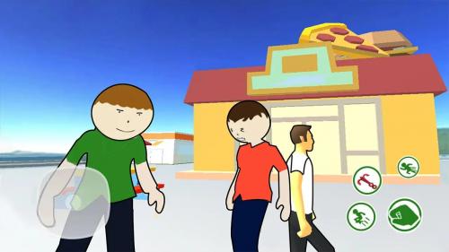 猛男捡树枝截图1