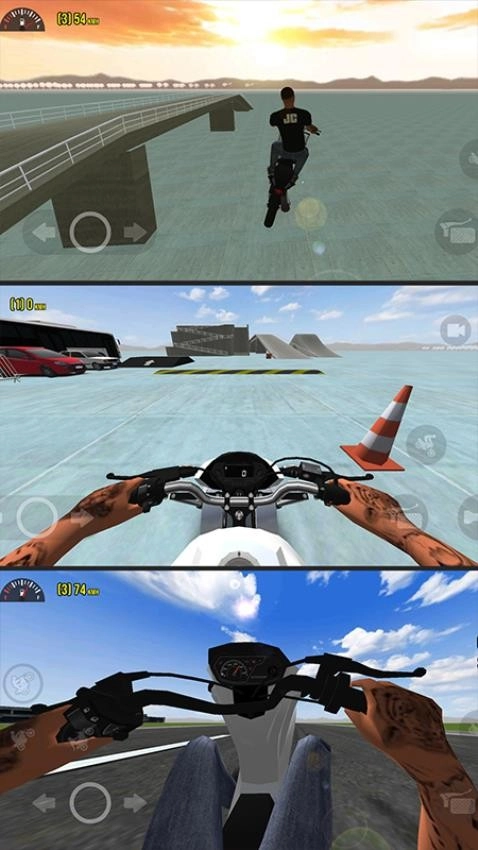 特技摩托人3D游戲