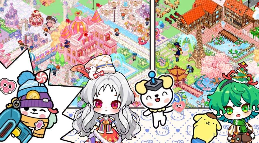 米加世界自建小鎮