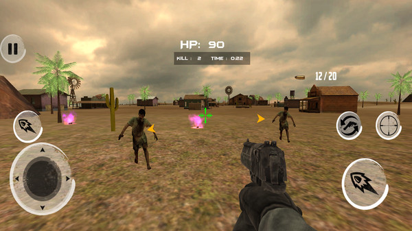 僵尸生存戰爭游戲