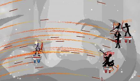 像素弓箭手战斗