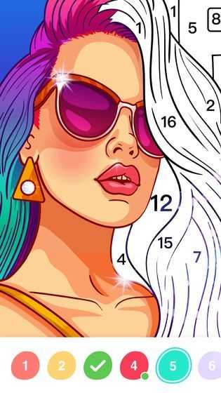 艺术数字填色书-3